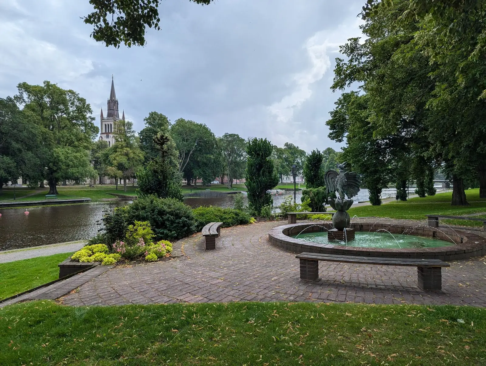 Ån Lidan i Lidköping