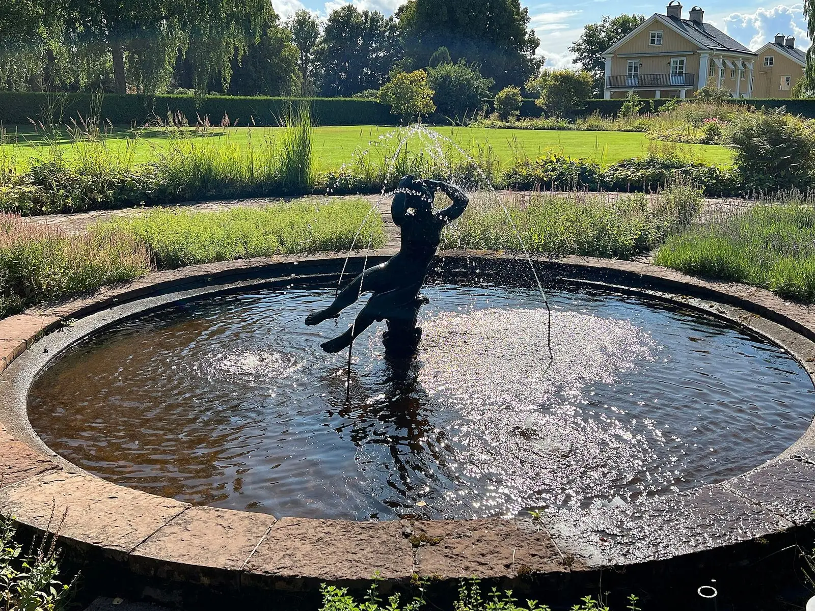 Fontän i Rottneros park