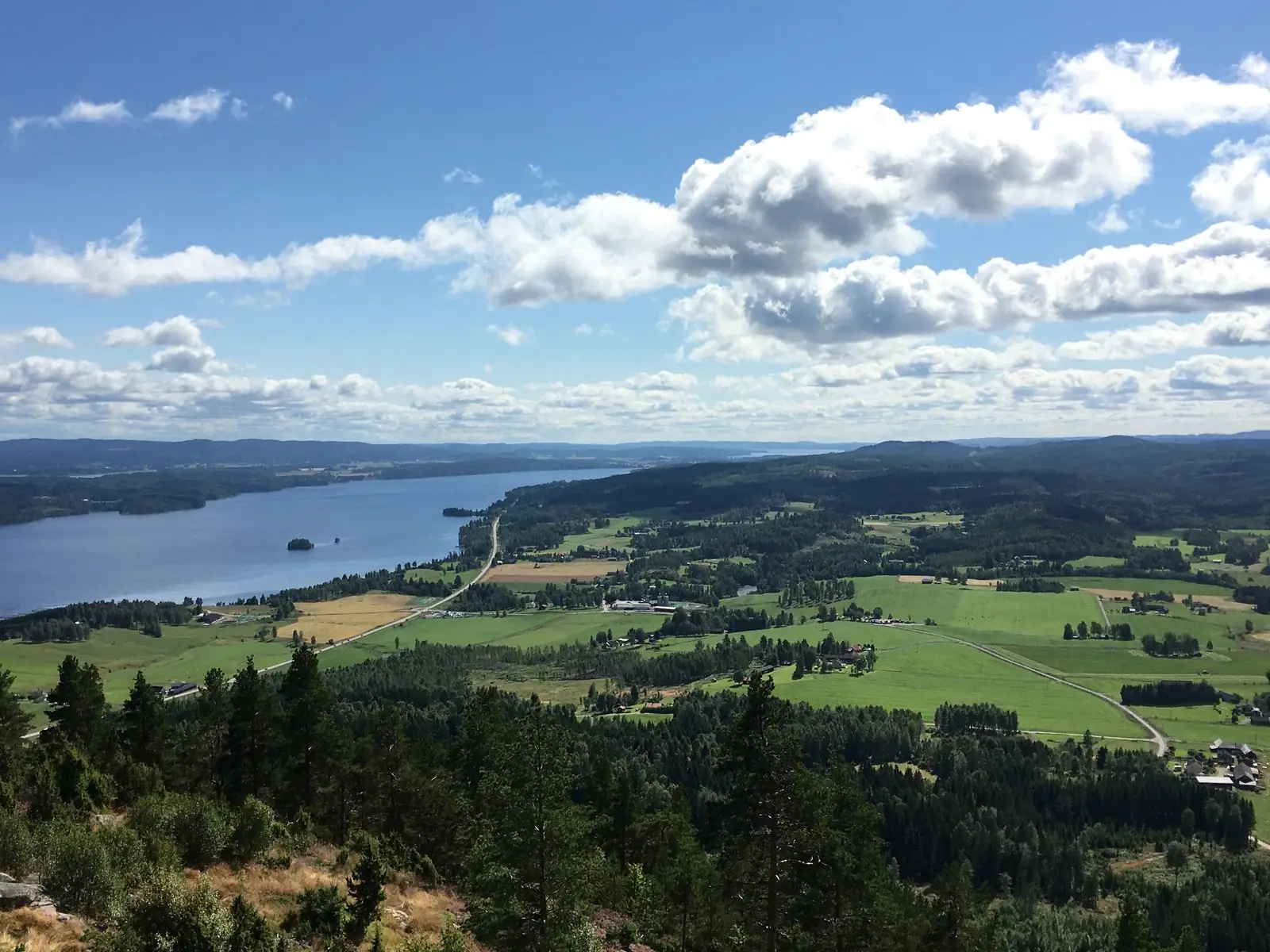 Utsikt över Fryken och Fryksdalen