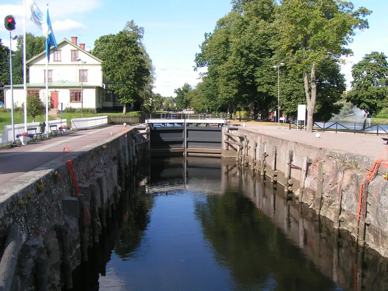 Slussen i Säffle kanal