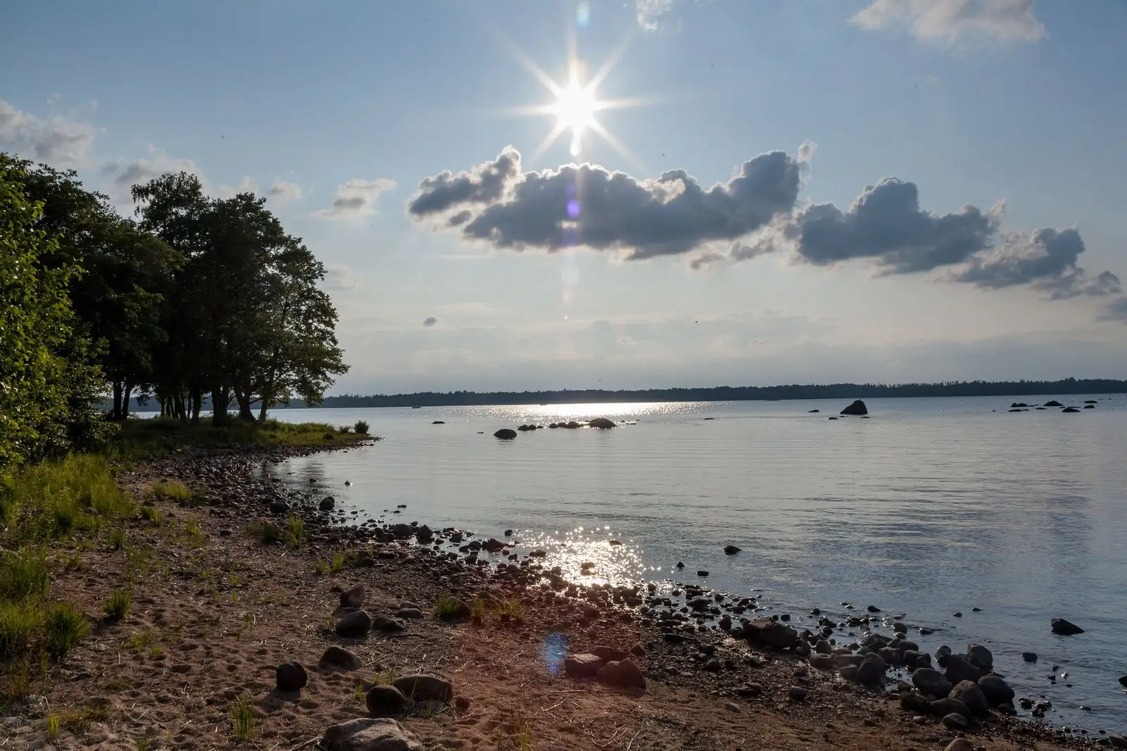 Sjön Möckeln vid Karlskoga