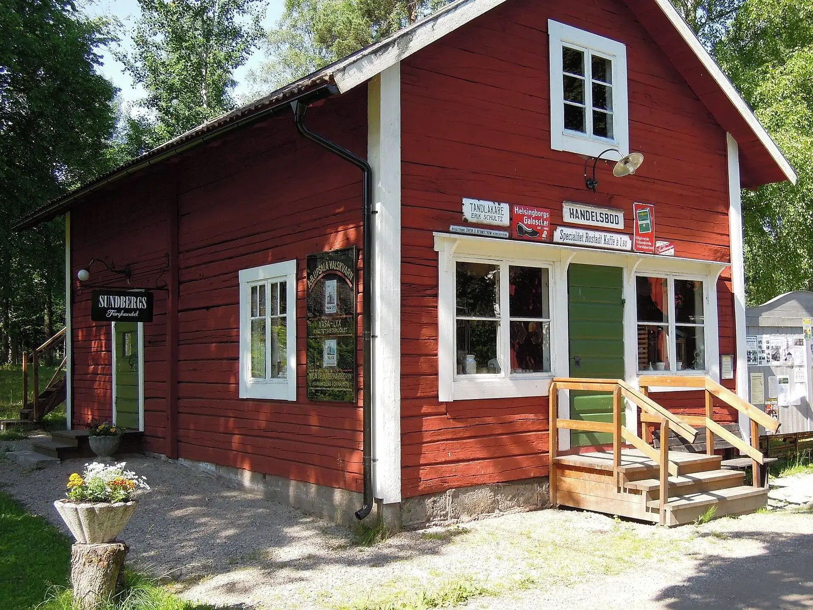 Gamla handelsboden i Karlbergsparken