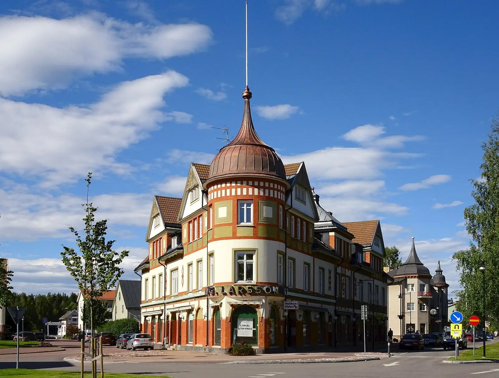 Byggnad i centrala Orsa