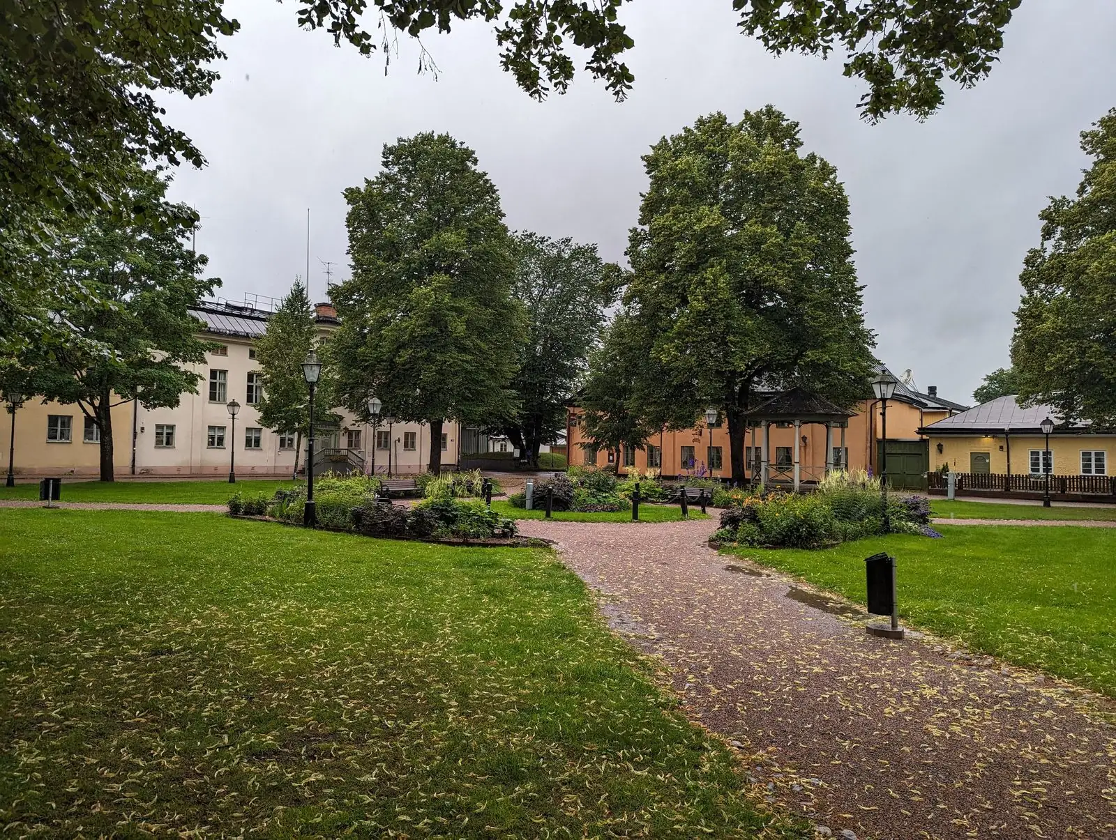 Gamla trähus i Säter