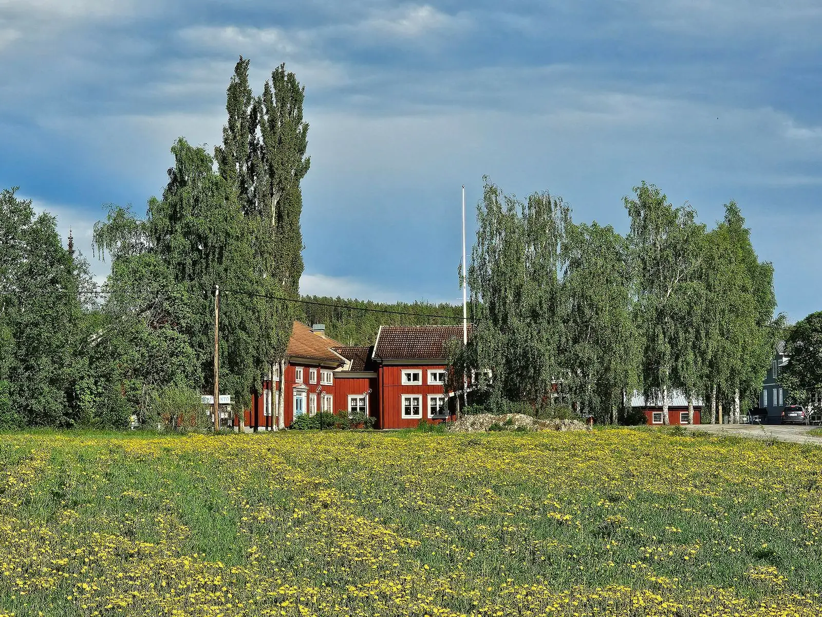 Röda gårdar i Bollnäs
