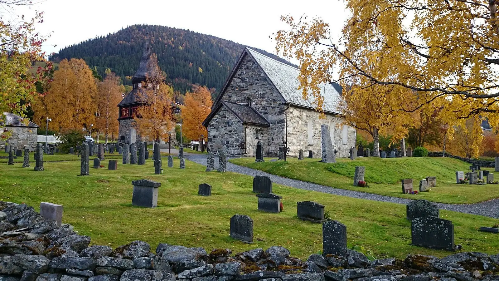 Gammal stenkyrka i Åre