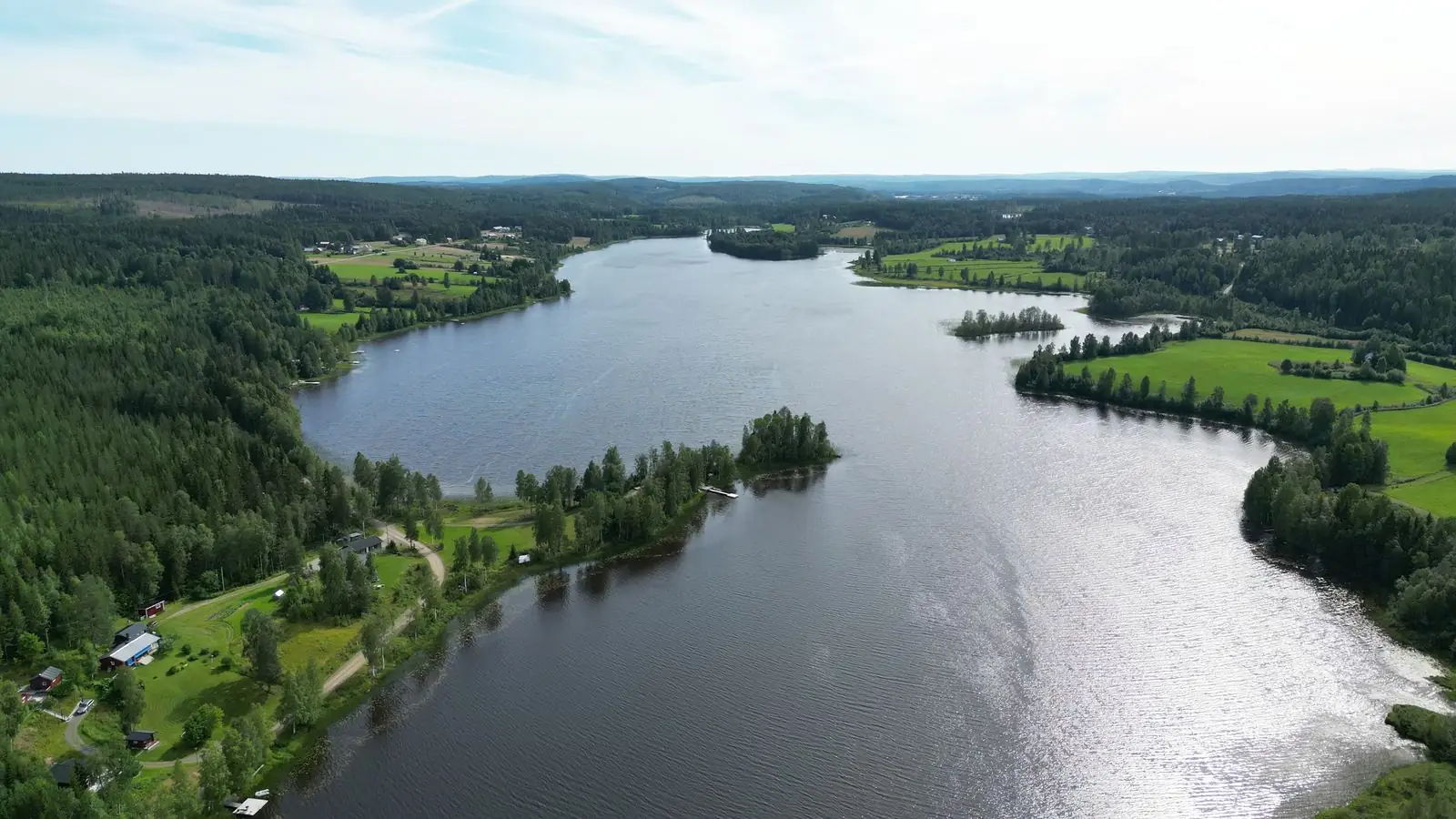 Vindelälven från ovan