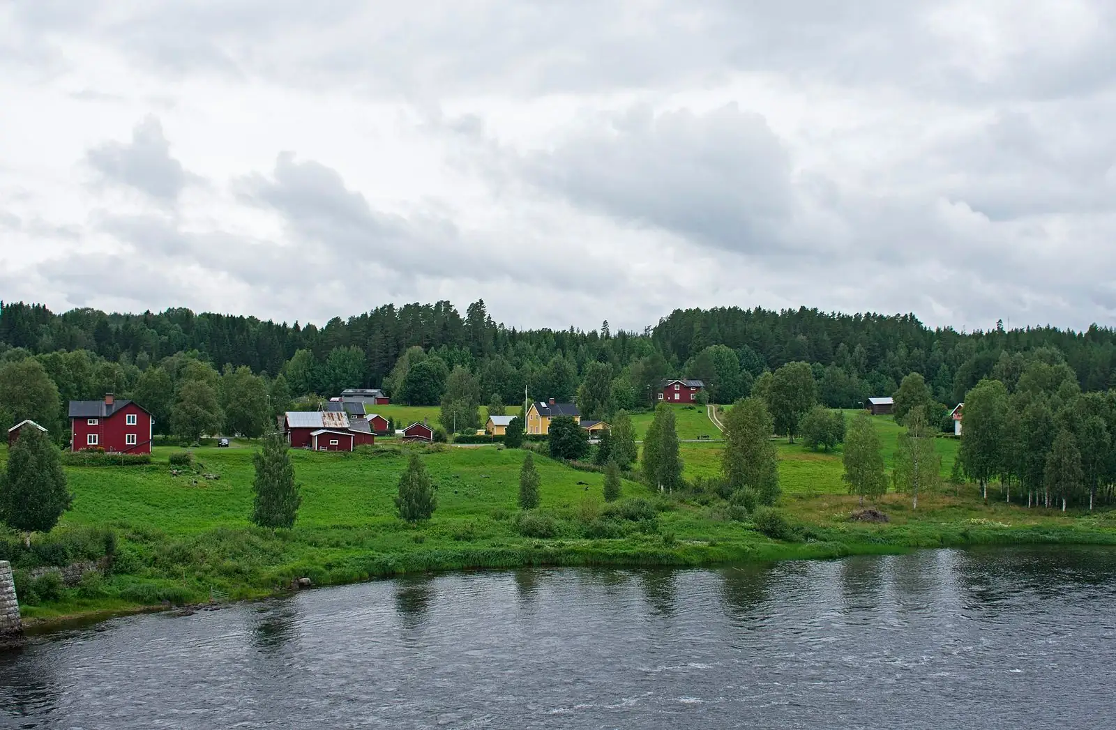 Gårdar vid Vindelälven
