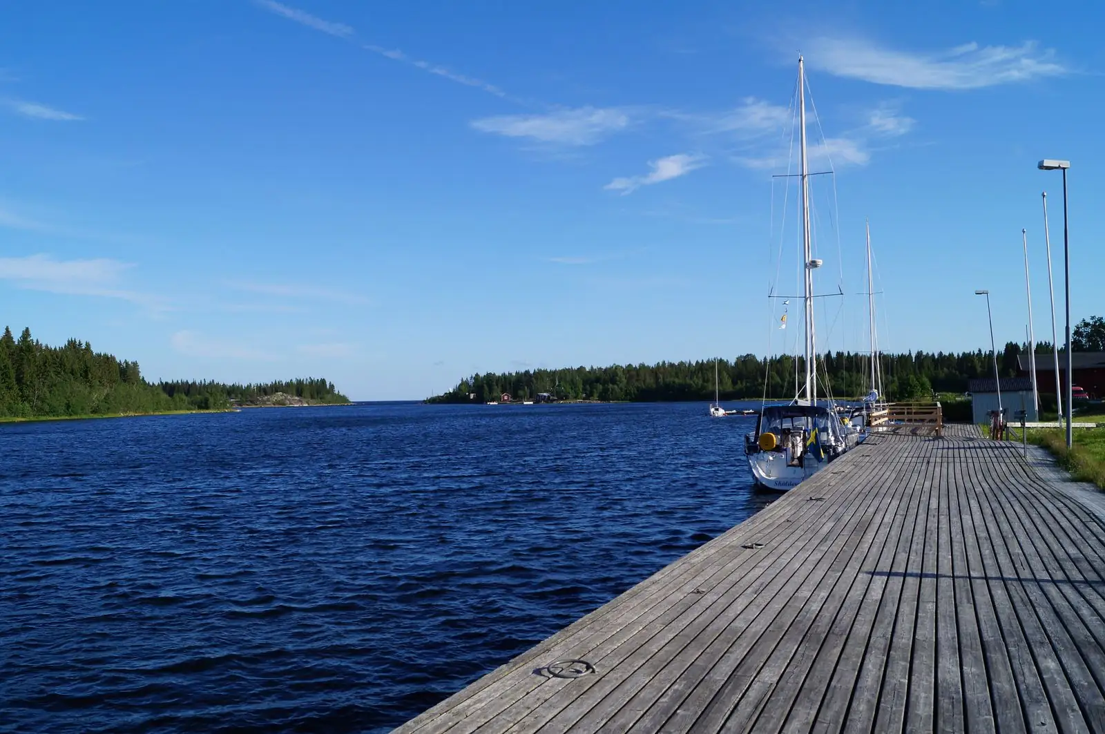 Bryggan i Ratans hamn