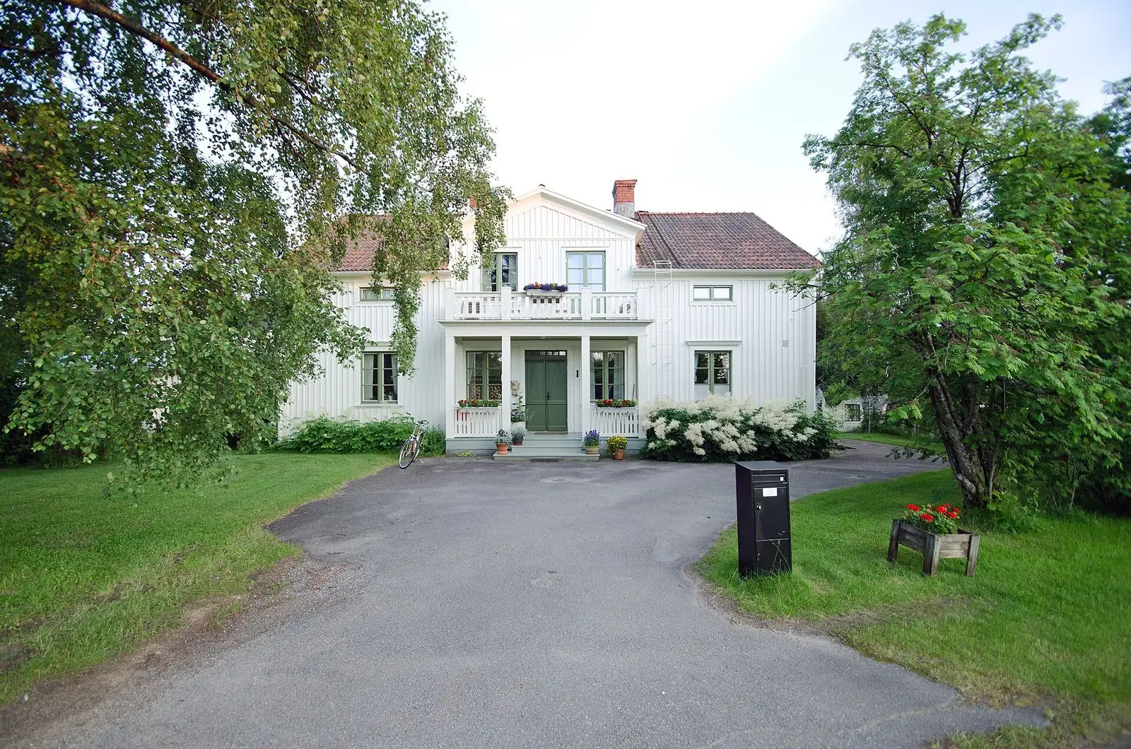 Vitt trähus i Överkalix