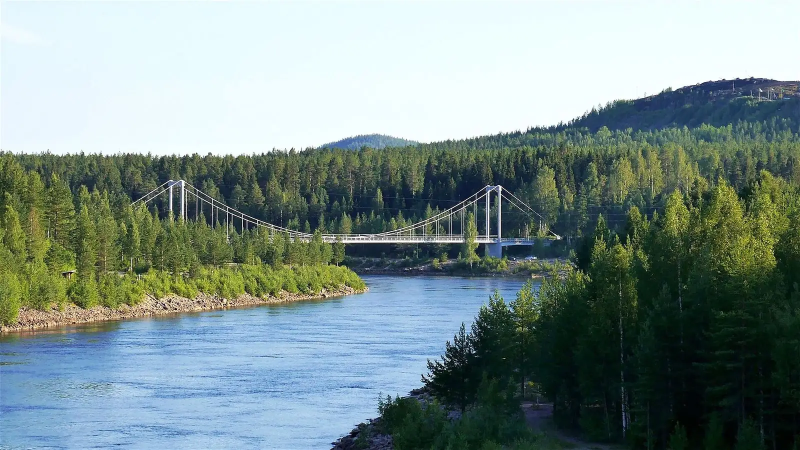 Hängbron över Luleälven